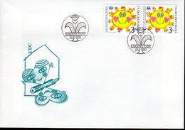 CZECH REPUBLIC 1995 SOS Children's Villages On FDC.  Michel 88 - FDC