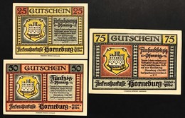 GERMANIA ALEMANIA GERMANY Notgeld Gutschein 25 50 75  Pfennig 1921 ( 3 Pz ) Lotto 1944 - Deutsche Golddiskontbank