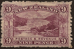 NZ 1898 9d Pink Terrace P11 SG 314 HM VE156 - Nuovi