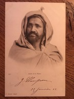CPA, Algérie, "Arabe De La Plaine", édition Cliché Geiser, écrite En 1902, Timbre - Men