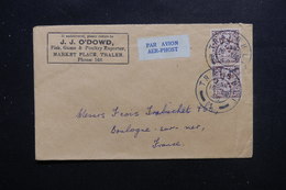 IRLANDE - Enveloppe Commerciale De Tralee Pour La France En 1945 Par Avion, Affranchissement Plaisant - L 48437 - Covers & Documents