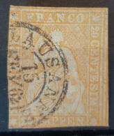 SWITZERLAND 1854/55 - Canceled - Sc# 23 - 20r - Oblitérés