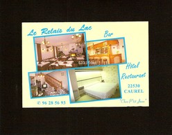 22 . CAUREL . CHEZ P'TIT JEAN . BAR HOTEL RESTAURANT LE RELAIS DU LAC . MULTIVUES * - Caurel