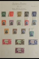 1924-1950 ATTRACTIVE FINE MINT COLLECTION  On Leaves, Includes 1924-29 Admiral Set (10d, 1s & 5s Are NHM), 1931-37 Set ( - Zuid-Rhodesië (...-1964)