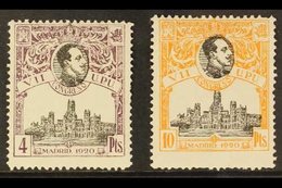 1920  4p Purple-brown & 10p Orange UPU Congress Perf 13½ Top Values Both With "A000,000" (SPECIMEN) Control Figures On B - Sonstige & Ohne Zuordnung