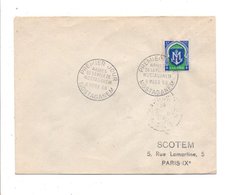 ALGERIE FDC 1958 ARMES DE MOSTAGANEM - FDC