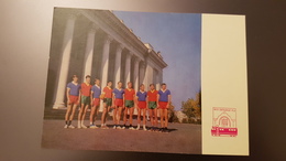 Old USSR Postcard - Kiev, Ukraine  - Volleyball Team "Lokomotiv"-   1970s Rare! - Voleibol