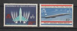 Nouvelles-Hébrides Légende Française 1968 Concorde 276-277, 2 Val ** MNH - Ungebraucht