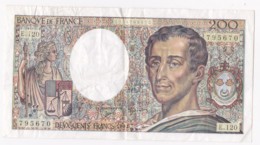 200 Francs Montesquieu 1992 Alphabet : E.120 N° 795670 - 200 F 1981-1994 ''Montesquieu''