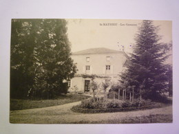 2019 - 3297  SAINT-MATHIEU  (Haute-Vienne)  :  Les GARENNES   1915    XXX - Saint Mathieu