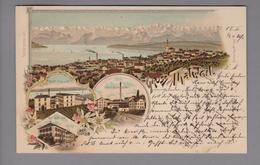 AK CH ZH Thalweil (Thalwil) 1899-03-15 Litho Carl Künzli # 563 - Thalwil