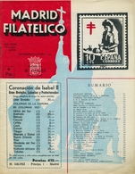 1953 . MADRID FILATÉLICO , AÑO XLVII , Nº 542/9 Y 543/10 ,  EDITADA POR M. GALVEZ - Espagnol (àpd. 1941)