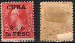 CUBA - 1899 - OCCUPAZIONE AMERICANA - MH - Ungebraucht