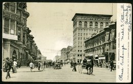 OAKLAND CALIFORNIA Dynamic View Of Brodway, Edition E.P. Charlton & Co Oakland, Adressed To Paris - Oakland