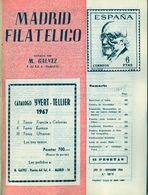 1966 . MADRID FILATÉLICO , AÑO LX , Nº 700 / 11 , EDITADA POR M. GALVEZ - Spanisch (ab 1941)