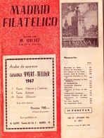 1966 . MADRID FILATÉLICO , AÑO LX , Nº 698 / 9 , EDITADA POR M. GALVEZ - Spanish (from 1941)