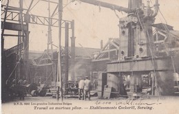 SERAING CA. 1900 ETABLISSEMENT COCKERILL TRAVAIL FACTORY FABRIEK STAALFABRIEK STEELFACTORY Aciérie - Seraing