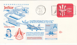 USA 1980 Final MSBLS Calibration Series Before Columbia Landing Commemorative Cover - América Del Norte
