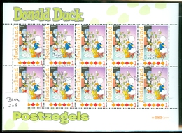 NEDERLAND * DISNEY * DONALD DUCK * BLOK * BLOC *   POSTFRIS GESTEMPELD  ( Blok 308) - Timbres Personnalisés