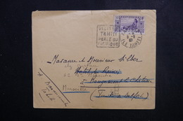 OCÉANIE - Enveloppe De Papeete Pour La France En 1937, Affranchissement Plaisant - L 49260 - Storia Postale