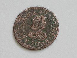 Double Tournois à Identifier - GASTON  1641   ***** EN ACHAT IMMEDIAT ***** - 1610-1643 Luigi XIII Il Giusto