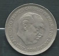 ESPAGNE / SPAIN 50 PESETAS 1957 - Franco      Laupi 11602 - 50 Pesetas