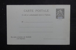OBOCK - Entier Postal Au Type Groupe, Non Circulé - L 49392 - Covers & Documents