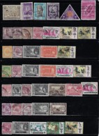 MALAYA-MALAYSIA AND STATES 1904-1971 100 STAMPS CANCELLED SCOTT CAT VAL US$33 - Federation Of Malaya