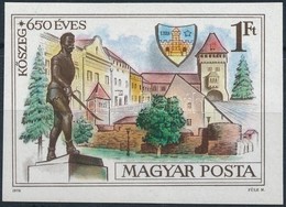 ** 1978 Kőszeg 650 éves Vágott Bélyeg - Other & Unclassified