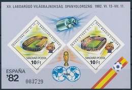 ** 1982 Labdarúgó Világbajnokság (IV.) - Spanyolország Vágott Blokk (4.500) - Sonstige & Ohne Zuordnung