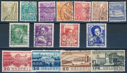 O Svájc 1934-1938 15 Db Bélyeg Stecklapon (Mi EUR 87,-) - Andere & Zonder Classificatie