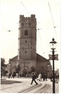 * T1/T2 Debrecen, Széchenyi Utca A Református Kis Templommal, Villamos átszállóhely, Photo - Unclassified