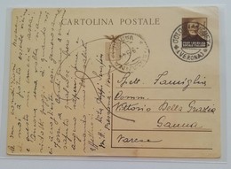 Cartolina Postale Per Sanna - 09/09/1944 (senza Francobolli Aggiunti) - Stamped Stationery