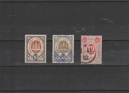 Ensemble 3 Timbres  Aalborg ,Kiobenhavns - Local Post Stamps