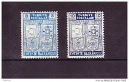 1940 TURKEY THE BALKAN ENTENTE MH * - Neufs