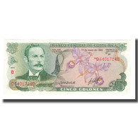 Billet, Costa Rica, 5 Colones, 1968-92, 1992-01-15, KM:236e, NEUF - Costa Rica