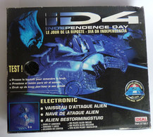 RARE FIGURINE ET VAISSEAU D'ATTAQUE ALIEN Avec Boîte INDEPENDANCE DAY (ID4) Electronic Alien Ship - Ideal 1996 - Altri & Non Classificati