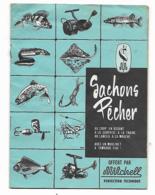 LIVRET SACHONS PECHER PUB PUBLICITE MOULINETS DE PECHE MITCHELL - Pesca