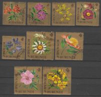 Burundi Flowers 1966 Mi#233-241 A Used - Used Stamps