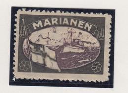 Marianen Rouwzegel Uitgegeven Na WO 1 Voor Verlies Van Grondgebied - Mariana Islands