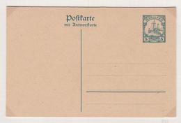 Marianen Cat. Michel-Ganzsachen Ongebruikte Postkaart P12 Met Antwoordkaart - Marianen