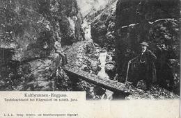 HÄGENDORF → Kaltbrunnen - Engpass Mit Wanderer, Teufelsschlucht Im Soloth. Jura, Karte Anno 1905 Nach Paris - Hägendorf