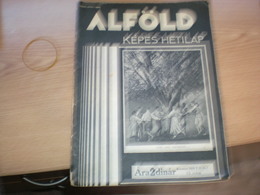 Alfold Kepes Hetilap Subotica 1937 Szabadka  Lanc Lanc Eszterlanc - Lifestyle & Mode