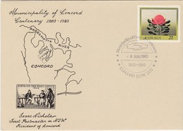 Australia 1983 Concord Municipality Centenary, Souvenir Cover - Storia Postale