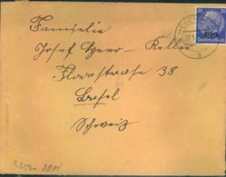 1941, Letter From HEGENHEIM With  25 Pfg. "Elsaß" To Basel - Autres & Non Classés