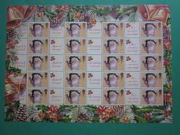 2002 ROYAL MAIL CHRISTMAS GENERIC SMILERS SHEET. #SS0012 - Timbres Personnalisés