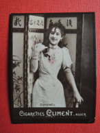 Chromo Photo. Cigarettes CLIMENT. Alger. Artiste. Femme.Erotisme.  DUHAMEL - Climent