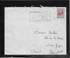 Thème Oiseaux - France Oblitération - Enveloppe - Mechanical Postmarks (Advertisement)