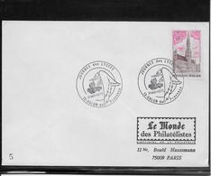 Thème Oiseaux - France Oblitération - Enveloppe - Mechanical Postmarks (Advertisement)