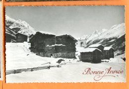 FEL1402, Village De Blatten Sur Zermatt, Mazot, Bonne Année, 26, Circulée 1939 - Blatten